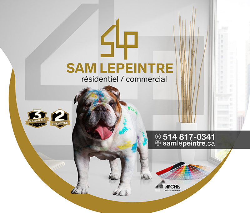 Sam le Peintre peinture de qualité à Montréal